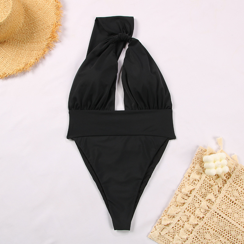 Swimming Pool, Swimming Occasion Women's Fashion Solid Color 1 Piece One Piece