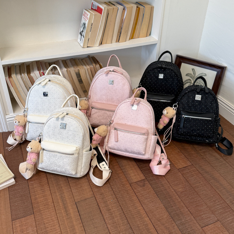 College-Style Commuter Fashionable Women's Backpack 2026 New Model Niche Versatile Design Large Capacity Multifunctional Backpack College-Style Commuter Fashionable Women's Backpack 2026 New Model Niche Versatile Design Large Capacity Multifunctional Backpack