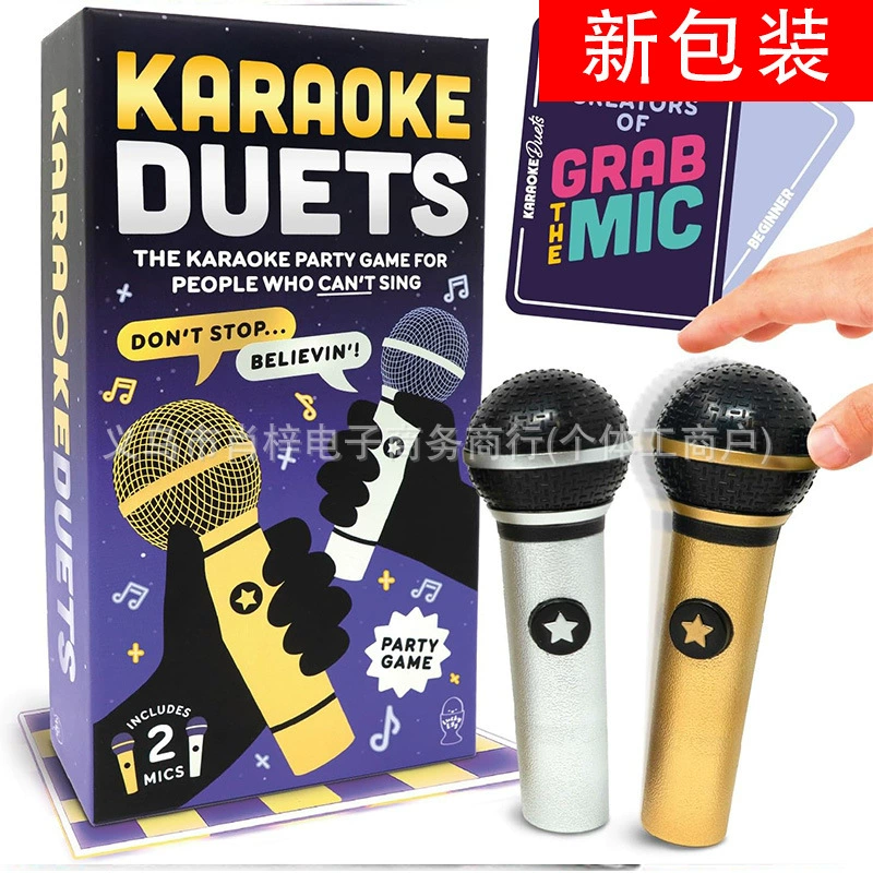 Новая настольная игра "Счастливое яйцо" с микрофоном "Злой певец" оптом