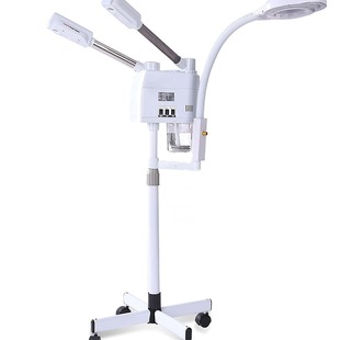 New hot and cold sprayer household double tube three-in-one Facial Hydrating instrument beauty multifunctional mobile face steaming machine
