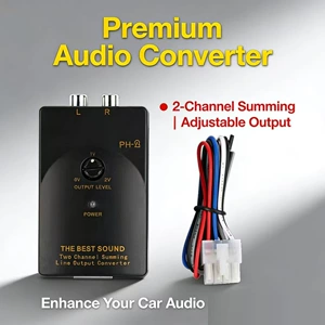 PH-2 avtomobil audio yüksək-aşağı subwoofer audio çevirici avtomobil audio yüksək tezlikdən aşağı tezliyə