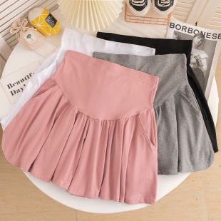 Pregnant Women's Shorts 2023 Summer Thin Outer Wear Low Waist Wide Leg Casual Pants Loose Base Outer Wear Sports Pants