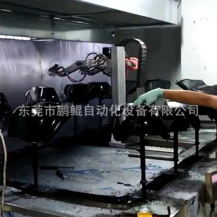 东莞电焊面罩三轴联动喷漆设备 焊工面罩喷涂设备 喷油设备厂家直