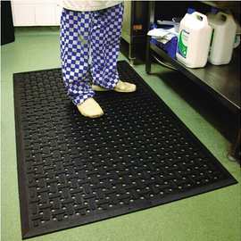 多孔橡胶垫 酒吧酒店厨房骨头花纹图案时尚耐用防滑地垫