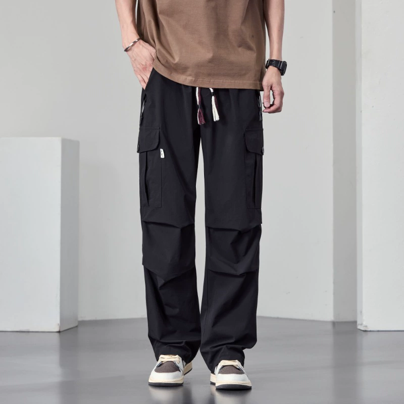 JYF-2596 весенний 2025 новый большой размер мужской свободный прямой стиль отдыха