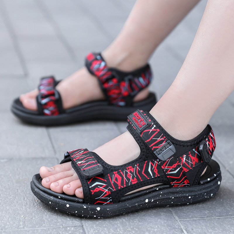 Jongens Sandalen Sport Atletische Sandalen Strand Buitensporten Open Teen Sandaal Slip Comfy Antislip_voghion.com