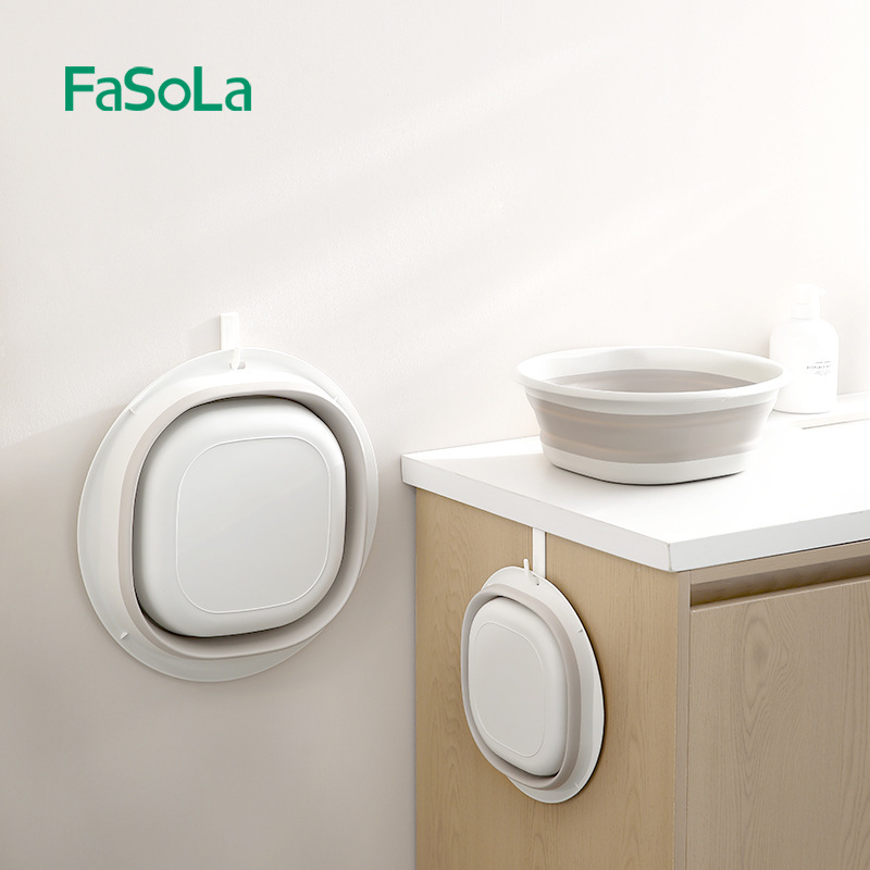 FaSoLa 折りたたみ洗面器自宅学生寮洗濯桶ポータブル旅行サイズ足湯|undefined