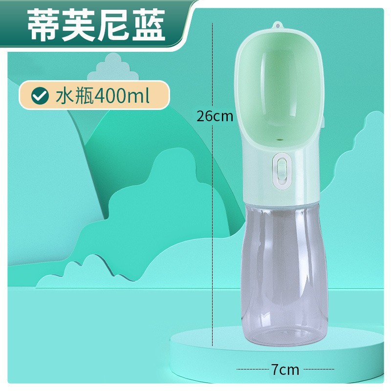 Taza de agua para mascotas transfronteriza portátil de alimentación al aire libre agua para caminar taza perro caminando gato botella de agua gato botella de beber