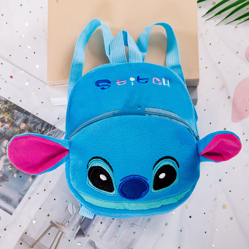 2024 nueva mochila de felpa de moda para niños de dibujos animados lindo jardín de infantes 1-3-4 años para niños y niñas