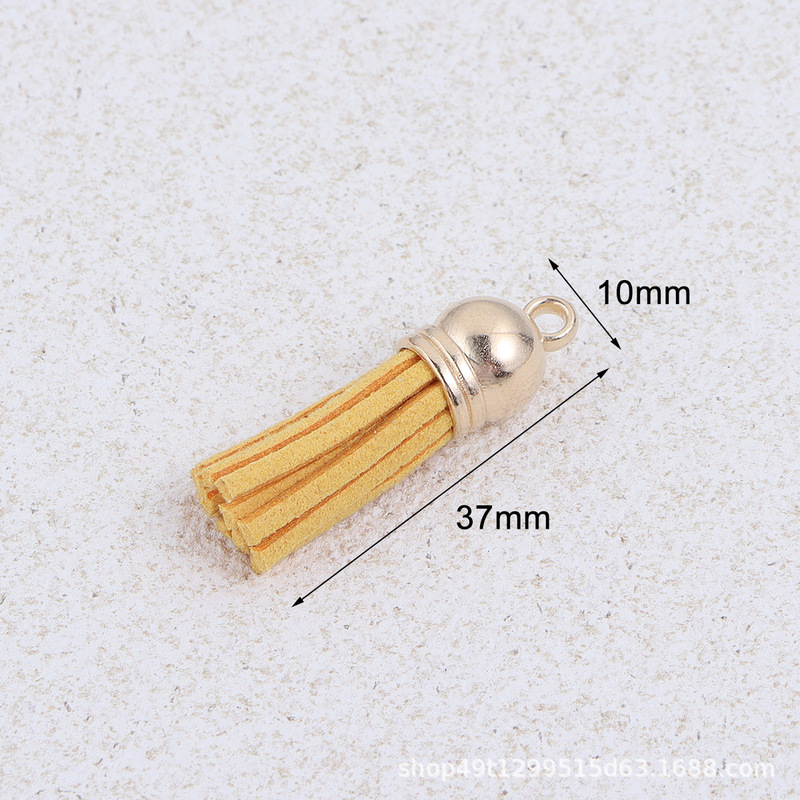 韓国ベルベットタッセルペンダント diy 手作りジュエリーアクセサリーネックレスイヤリングペンダント素材キーホルダータッセルペンダント|undefined