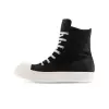 Black high suede