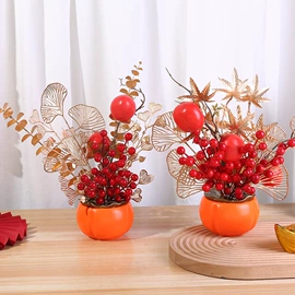 装饰花瓶;仿真花;仿真盆栽