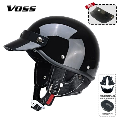 Electric Vehicle Safety Helmet, Motosiklet kaskı (dəbilqə) - glossy-black-m