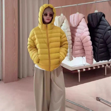 新款大码女装 高档时尚休闲简约羽绒服 宽松大版女装外套