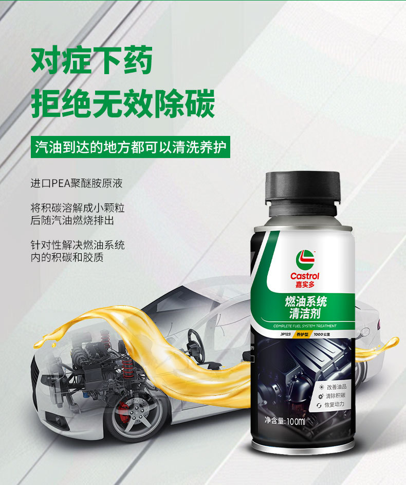 Fuel Treasure Removes Carbon Deposits, Gasoline Fuel Additive, Engine Improves Power, Reduces Fuel Consumption, Maintenance Type