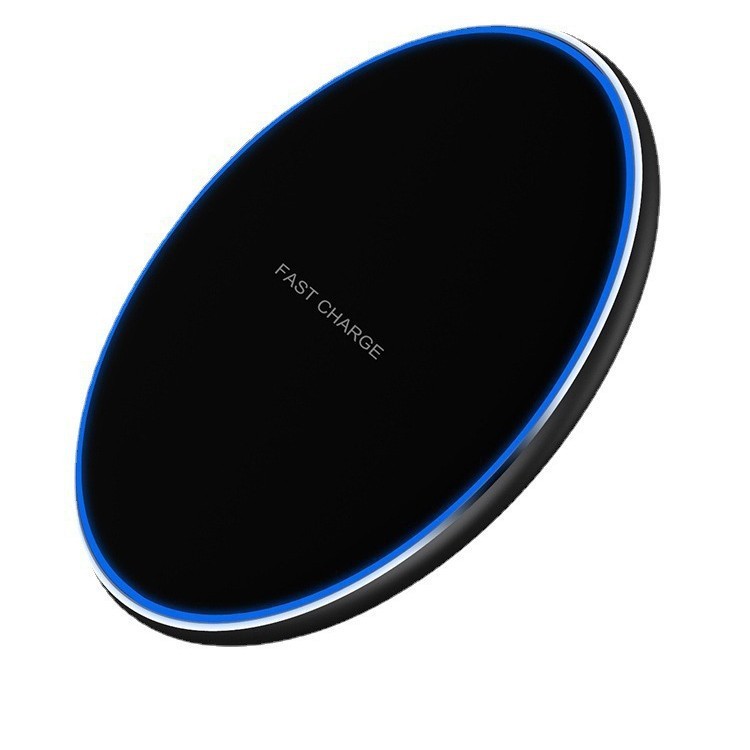 20W雰囲気照明付きデスクトップワイヤレス充電器、AppleとHuaweiの携帯電話に適した、センサー付き円形ワイヤレス充電器の卸売|undefined