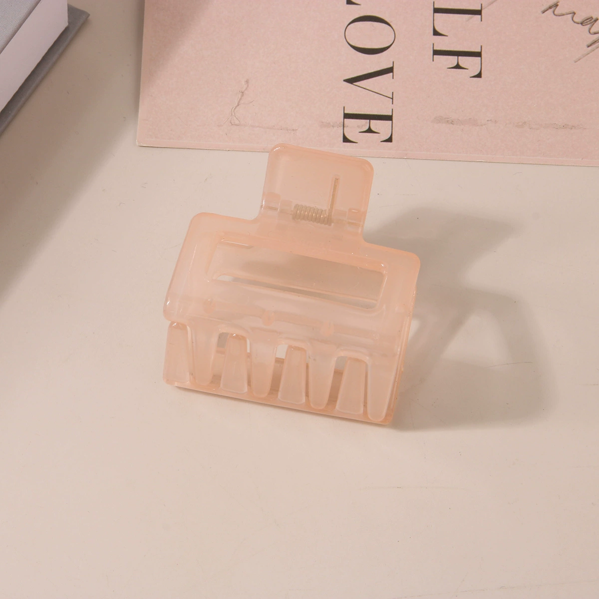 (Cross-border trading), rectangular matte crab pin, big shark, hairgrip, Amazon, simple and elegant design