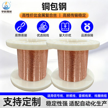 铜包钢源厂抗氧化不易腐蚀电子元器件引线通信线材多规格可分切