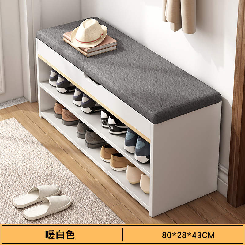 [더블 레이어 대용량 심화 플립 모델] 80*28*43cm 웜 화이트