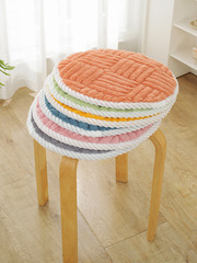 2F Round Cushion Kindergarten Chair Mat, Round Stool Pad, Dining Table & Chair Cushion, Office Ergonomic Seat Pad—Suitable for All Seasons