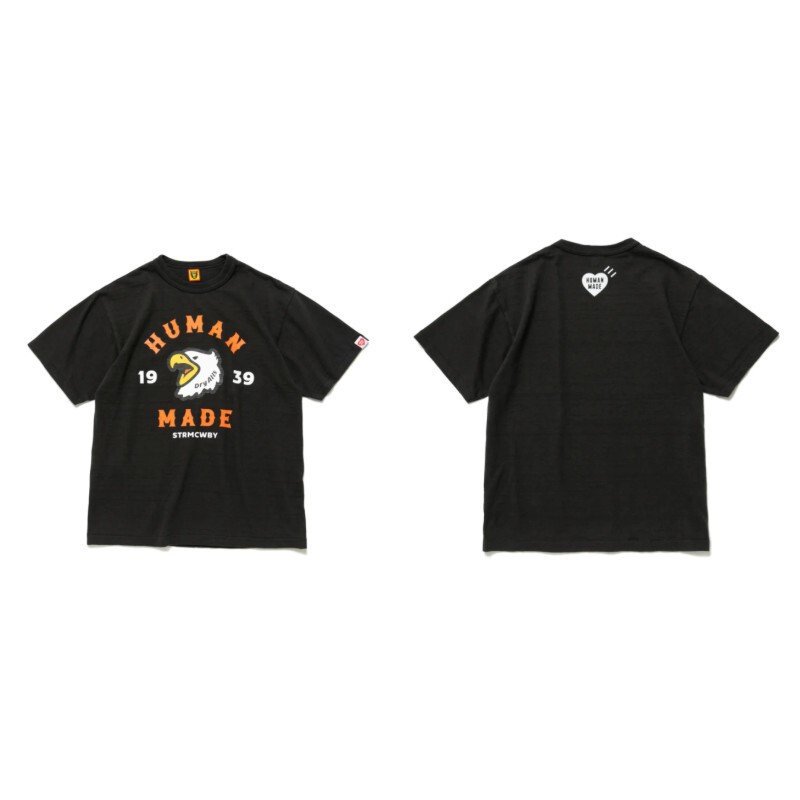 日本アメリカのトレンディなブランドヒューマンドラゴン年限定半袖メンズカップル夏の漫画動物 Tシャツ純綿トップ|undefined