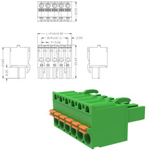 2EDGKDF 5.08mm�g������PCB���ʽ�Ӿ��������ݽz�B����