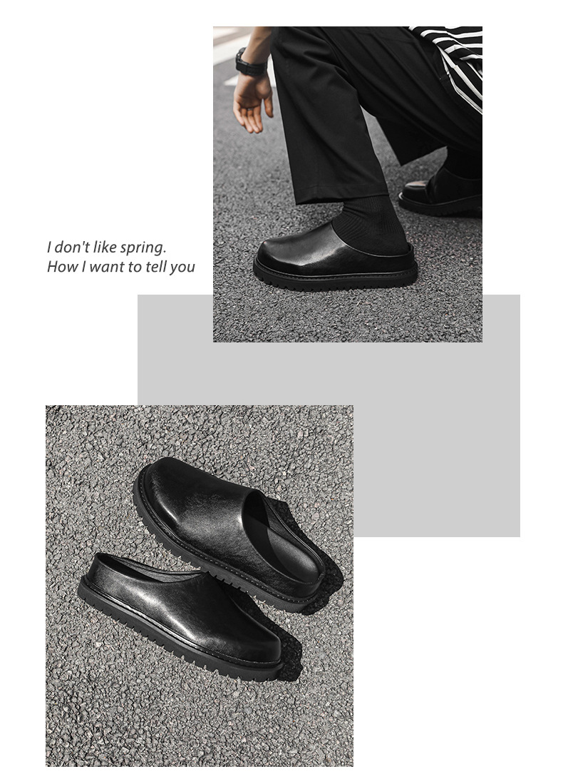 Pantofole uomo comode con suola alta antiscivolo alla moda_voghion.com