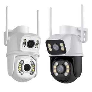 icsee binocular ball-catching linkage wifi wireless surveillance camera HD full color night vision remote outdoor ball machine