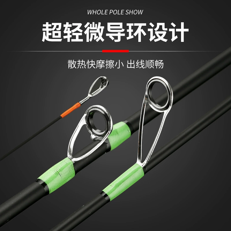 Ультралегкая углеродная удочка Magou Road Asian pole UL Ul Soft Hearts слегка связанная белая полоса держатель для удочки Weihai фабрика оптовая