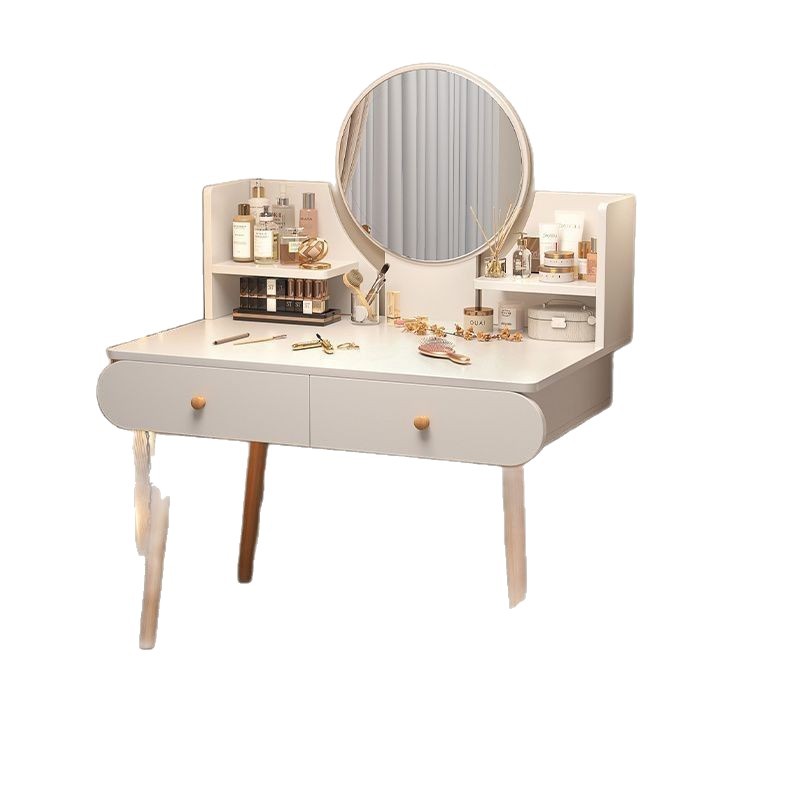 Comodador doméstico moderno y simple dormitorio梳妆eta mesa de maquillaje mesa de maquillaje 2025 nueva chica pequeña lujo ligero