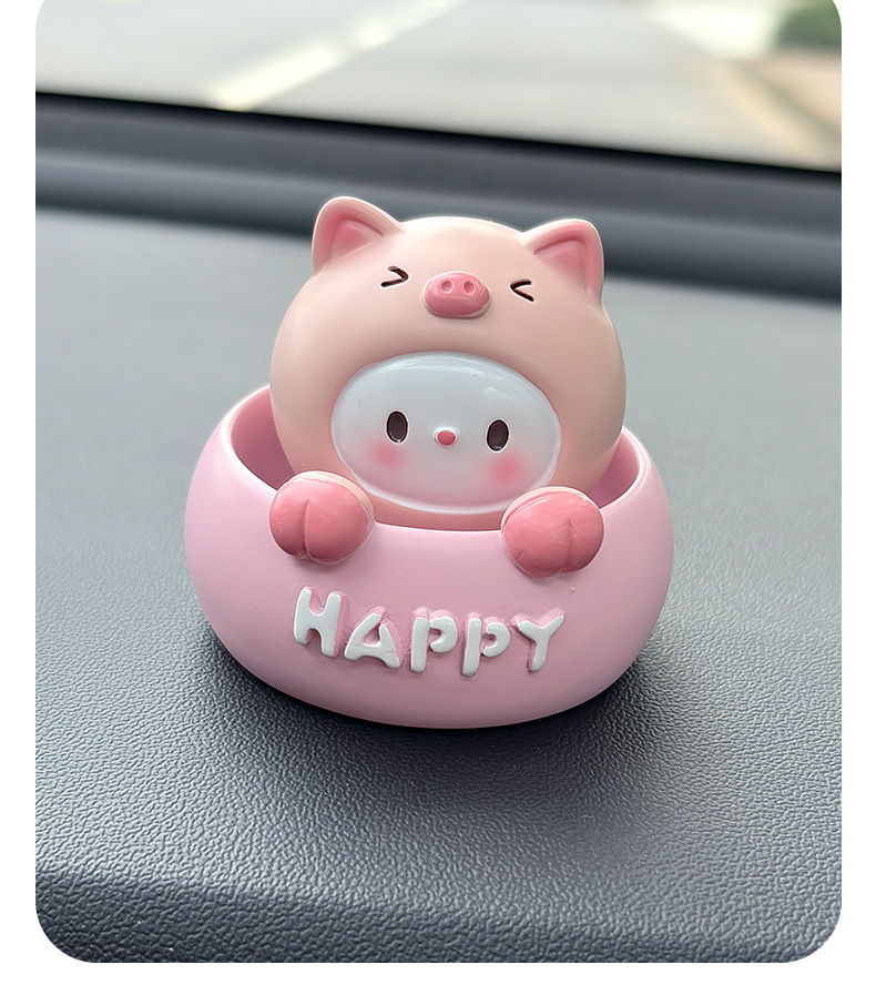 Car Ornaments, Cute Shaking Head Animal Dolls, Car Interior Accessories, Internet Celebrity Car Center Console, Car Decoration Supplies