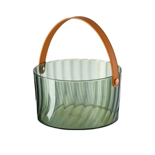 High-Endurance Glass Ice Bucket for Home KTV, Bar, and Party Use, Suitable for Commercial Settings