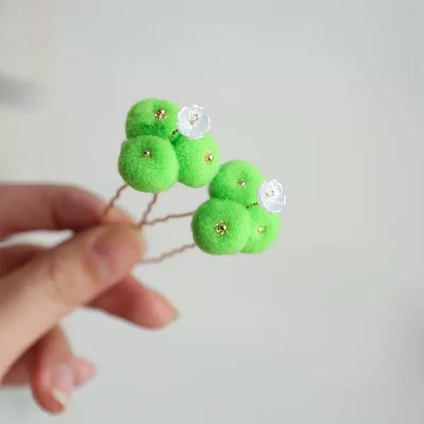 A pair of Ling Miaomiao matching hairpins