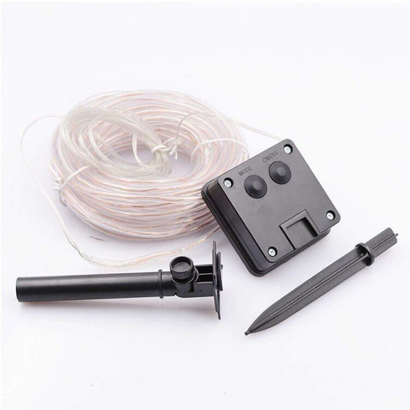 이우 공장 직접 태양 구리 튜브 램프 8 모드 야외 방수 램프 문자열 크리스마스 정원 램프 LED