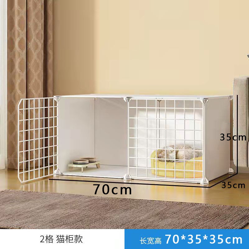 猫ケージ家庭用屋内猫キャビネット小型猫別荘超大型フリースペース70*35*35|undefined