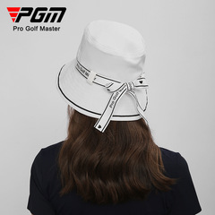 PGM new golf hat women's bow strap fisherman hat sun protection inner sweatband design
