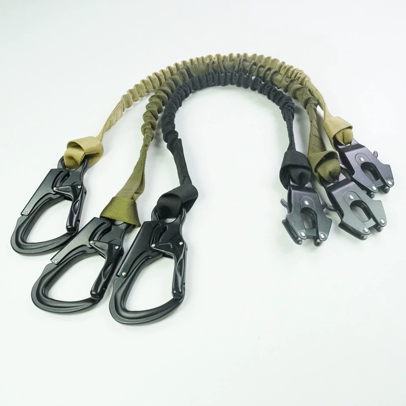 Упругая машина опускает предохранительный веревка наружная тактика быстрая подвеска лягушки с двумя головками быстрого освобождения пряжка