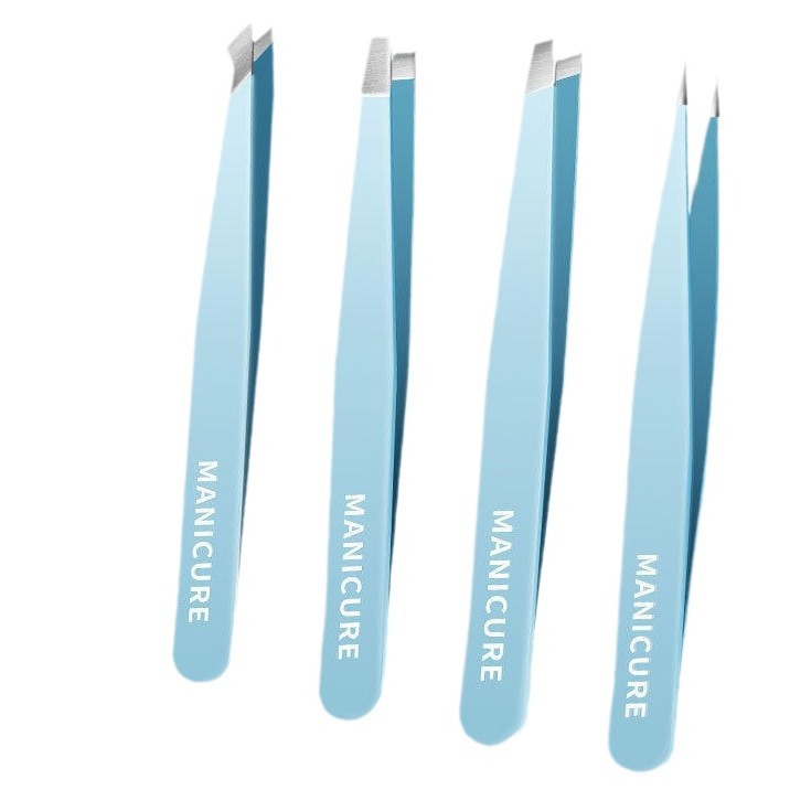 Mayorista pinzas de barba falsa cejas de corte pinzas de cejas de corte pinzas de cejas de hombre conjunto de pinzas de cejas de mujer