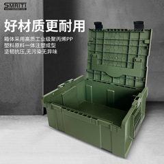 傳承S4133摺疊組合式工具箱產品戶外收納軍綠色防護裝備箱批發