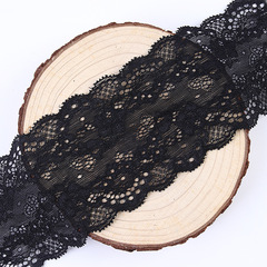 7cm black lace edge, nylon elastic lace edge, lace edge hem reinforcement, lingerie lace reinforcement