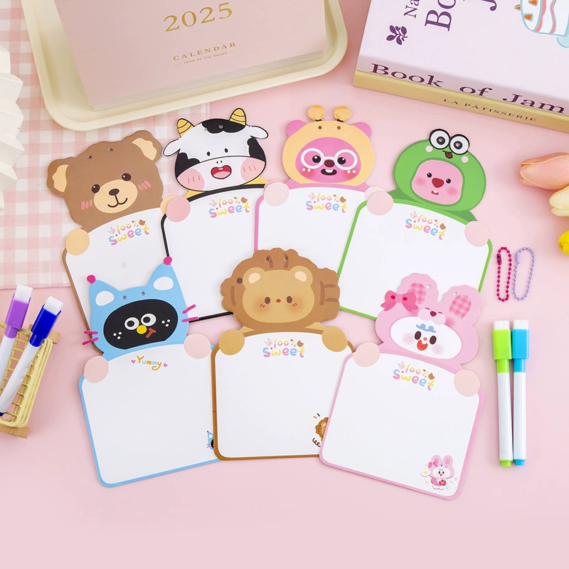 Cartoon double-sided erasable drawing board for kindergarten writing, graffiti, early education