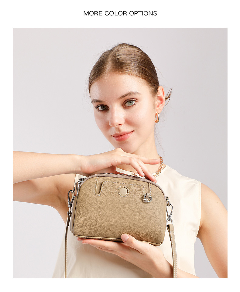 Genuine Leather Crossbody Bag Shoulder Bag For Women Versatile_voghion.com