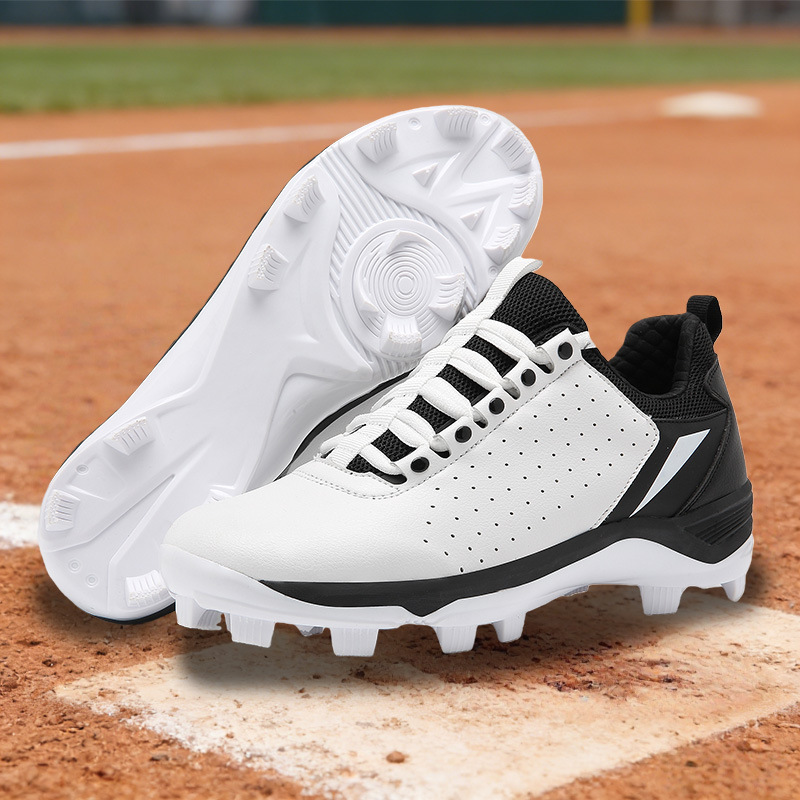 New Style Baseball Shoes for Men and Women, Large Size Professional American Baseball and Softball Anti-Slip Spikes Shoes, Training and Competition Shoes, Rugby Shoes