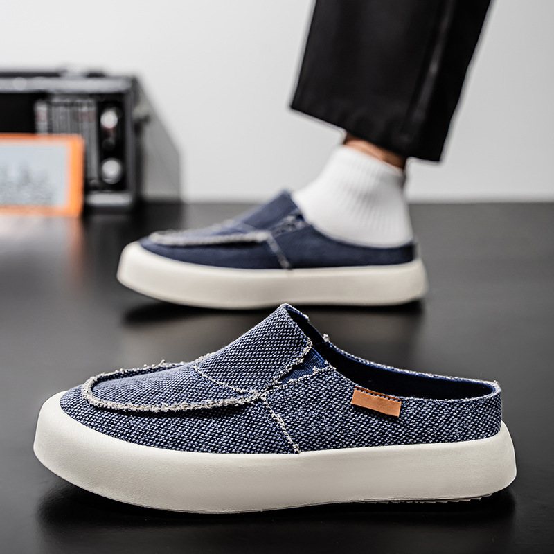 Zapatos de hombre verano nuevo estilo sandalias de tendencia para hombres con un zapato, sandalias y zapatillas de dos desgaste, zapatos de playa de ocio deportivo, zapatillas de hombre