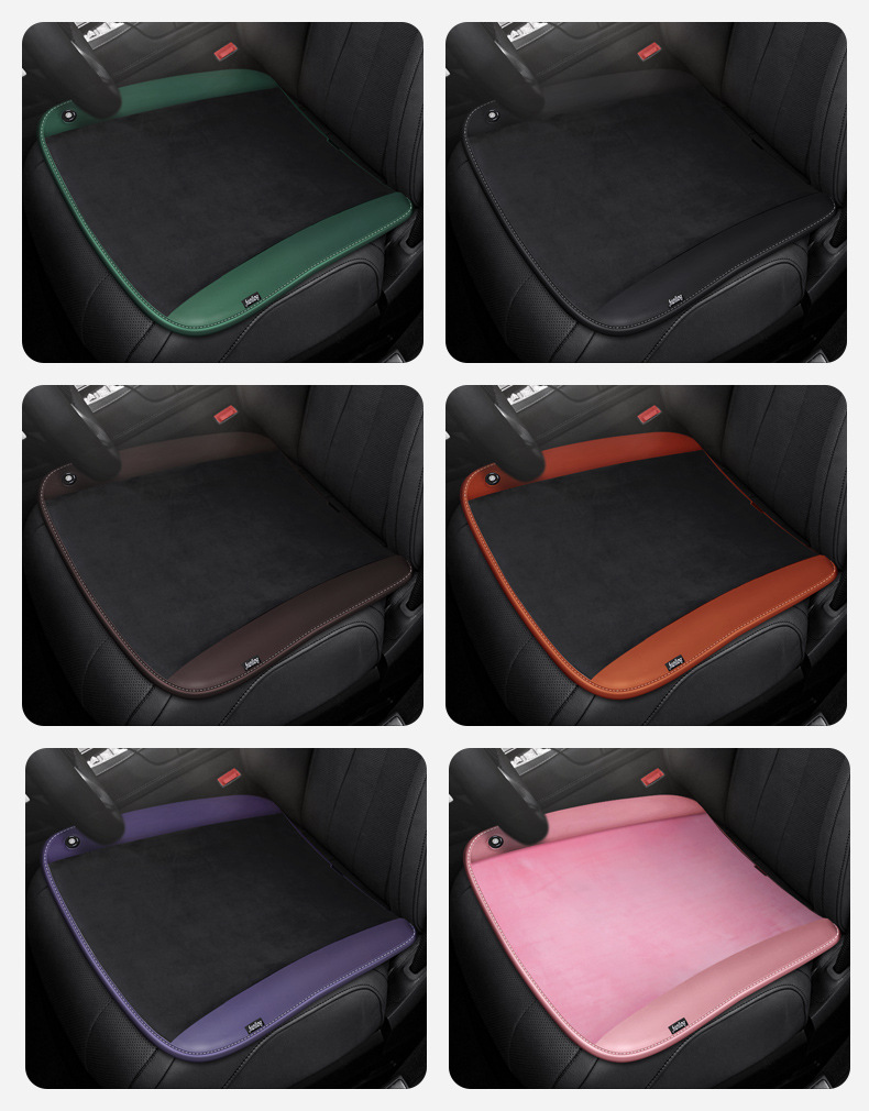 Car seat cushion heated plush warm seat cushion winter seat universal car cushion car graphene electric heating wool cushion