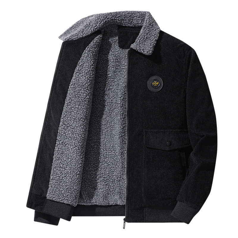 Corduroy cotton-padded jacket coat men's cotton-padded jacket thick men's casual clothes jacket high-level cross-border men's cotton clothes Corduroy cotton-padded jacket coat men's cotton-padded jacket thick men's casual clothes jacket high-level cross-border men's cotton clothes