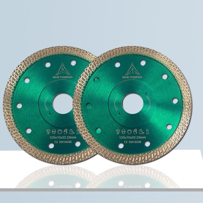 125mm锯片K波纹金刚石锯片切大理石板花岗岩板切瓷砖