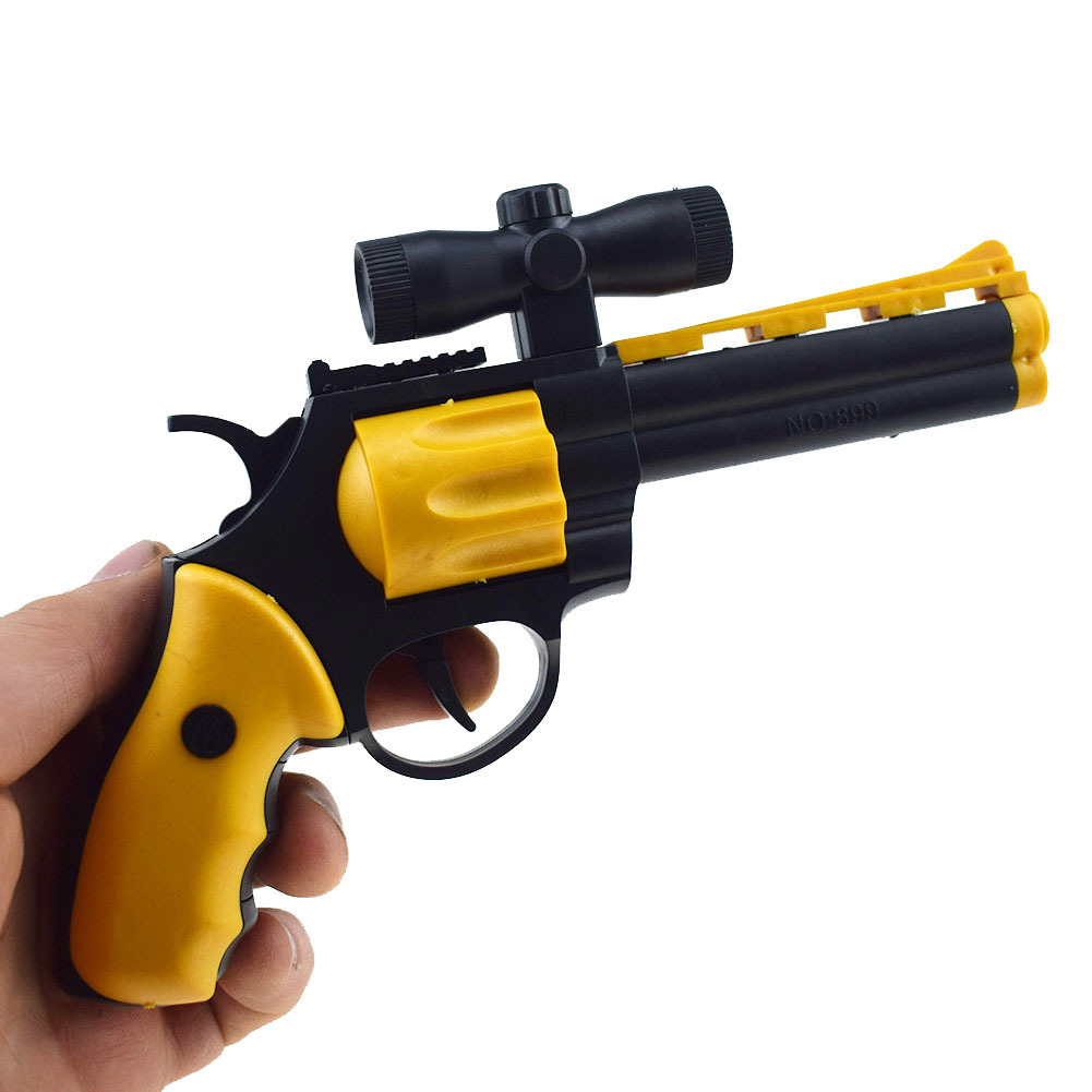 新奇成人兒童拼裝左輪手槍組裝玩具槍模型DIY玩具速賣通跨境貨源