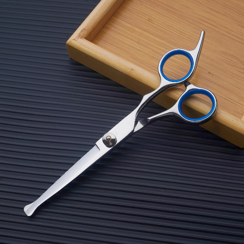All-steel integrated fish mouth - straight cut (white snail and blue circle)