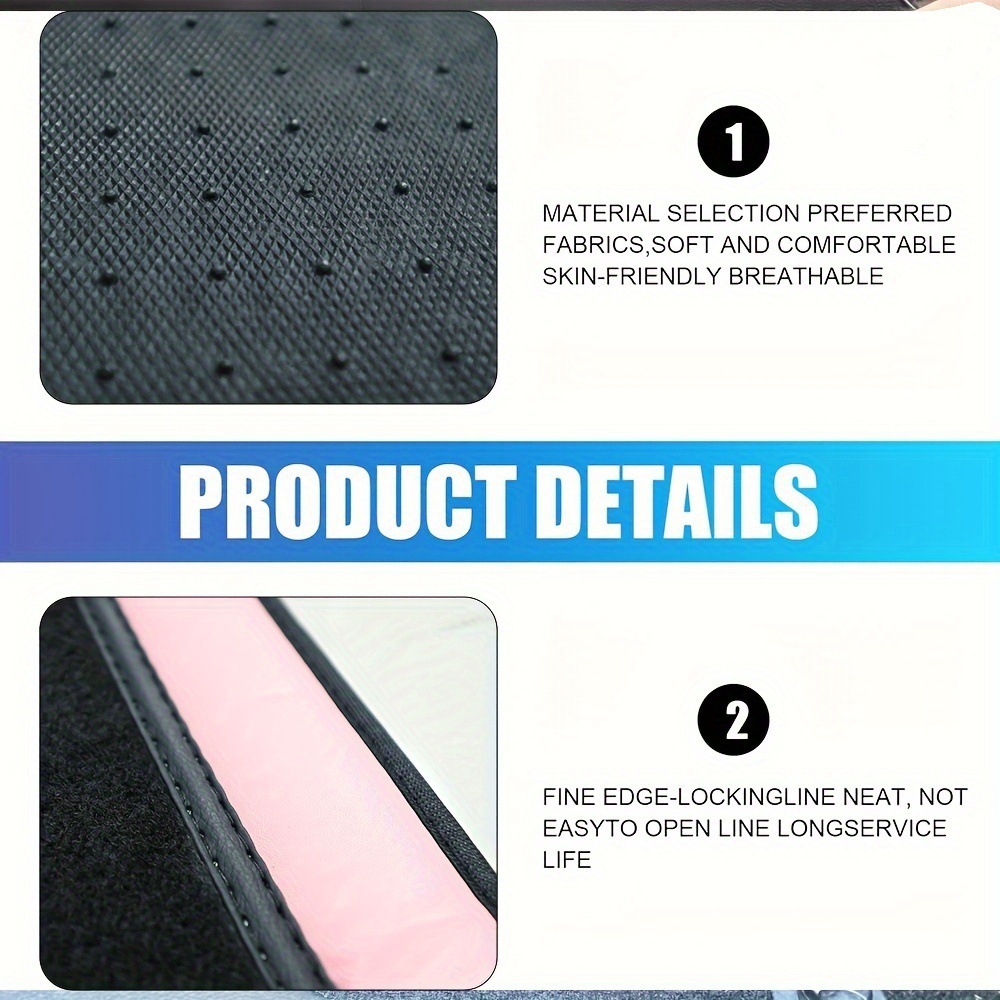 Cross-border Temu Amazon universal car floor mat four-piece set, dirt-resistant, non-slip, wear-resistant car protection mat